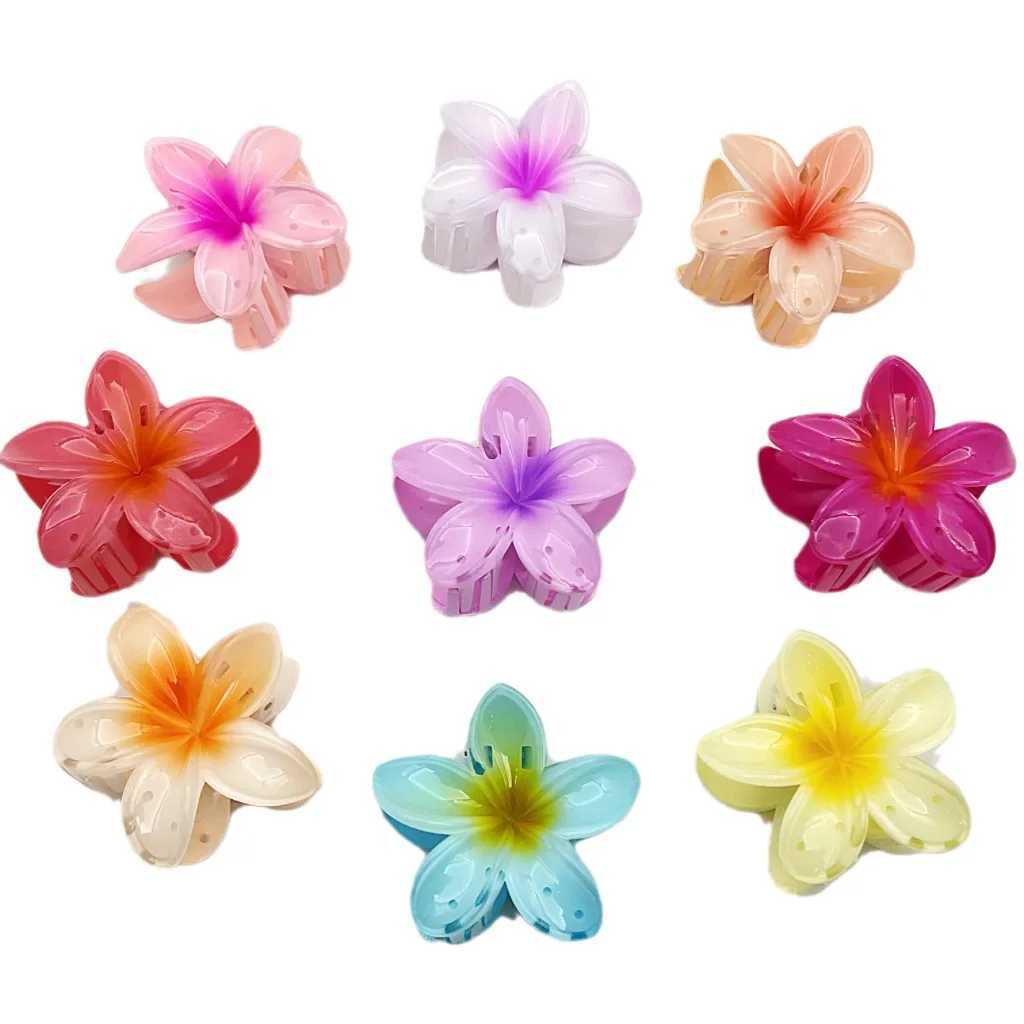 NewFlower Shape female hair clip bucket shaped crab claw clip ponytail hair clip shower beach headpiece hair accessory Y2504012