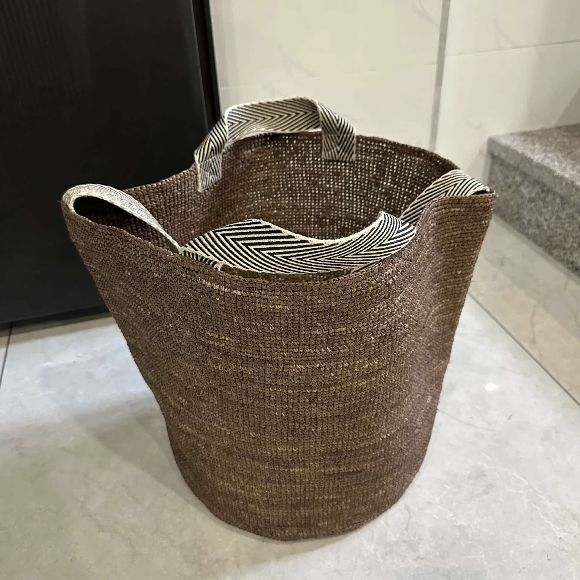 Summer Raffia Straw Large Capacity Woven Beach For Women Handbag Bohemian Rattan Tote Shoulder Bag Travel Basket Bags