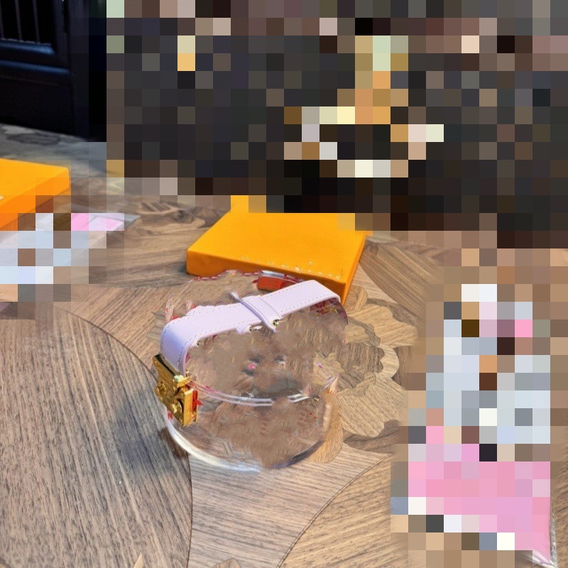 Round Shaped Crystal Acrylic Holder Box For Accessories | Stylish Travel-Sized Jewelery Container 12545