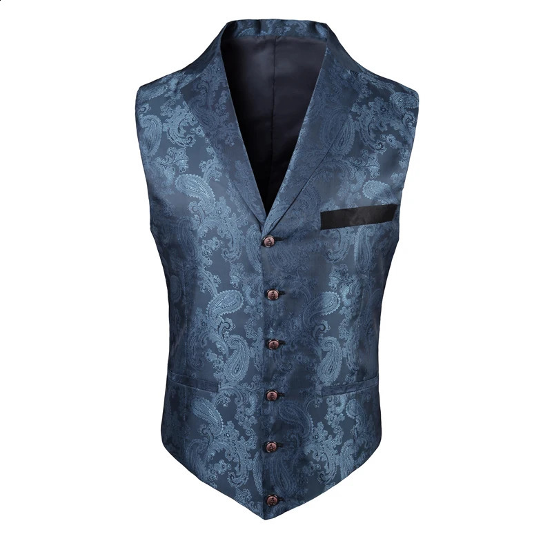 2025 high-grade jacquard suit collar undershirt sleeveless undershirt billiard clothing magician vest 250407