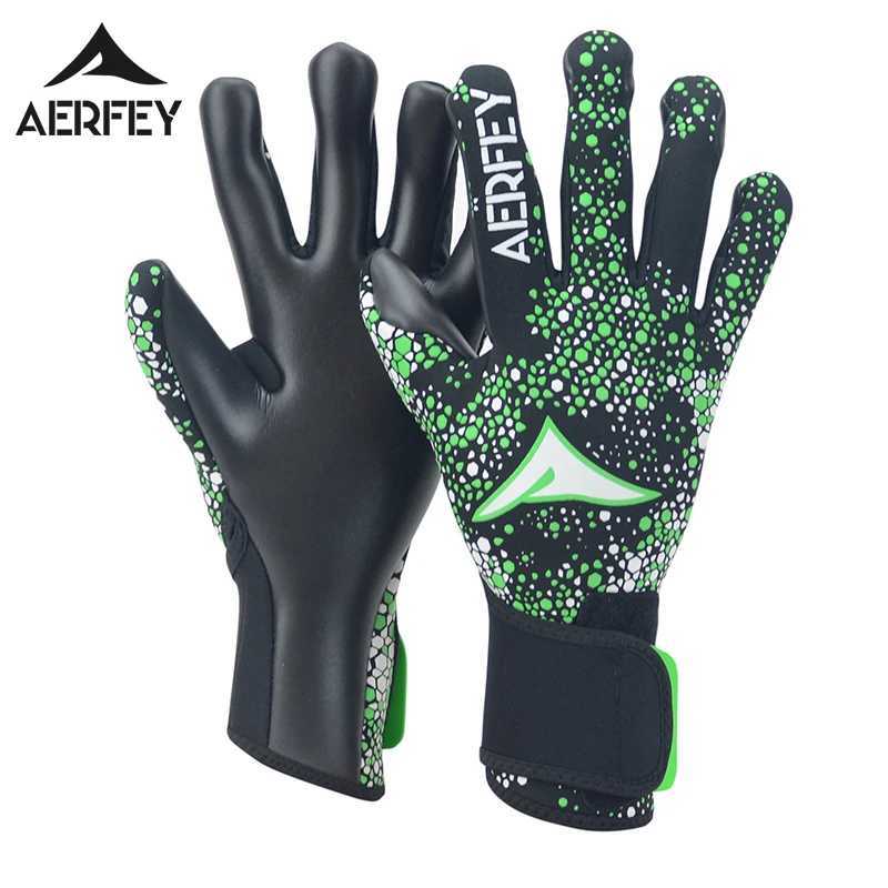 AERFEY Football Goalkeeper Gloves Thick Latex Fingerless Anti slip Wear resistantXJ250412