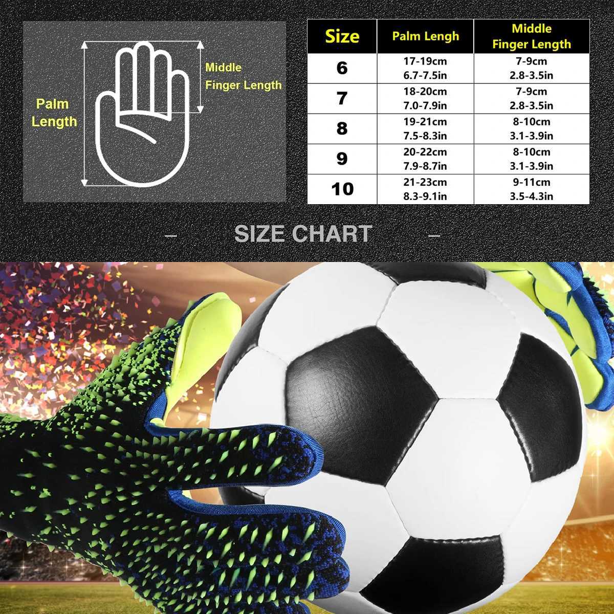 Super grip goalkeeper gloves PU anti slip latex palm and rubber spinning hand back design make it the best football company.XJ250412