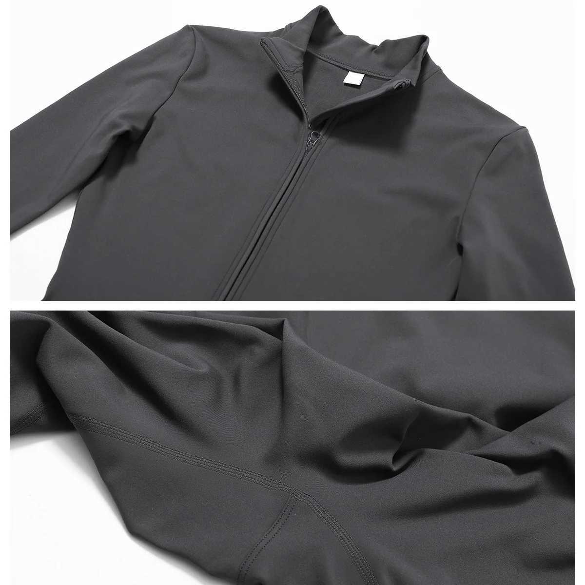 Zipper Workout Jumpsuit Sports Overalls Women Gym Clothing Running Long Sleeves Fitness Gym Tracksuit Short Sportswear Yoga Set J251112