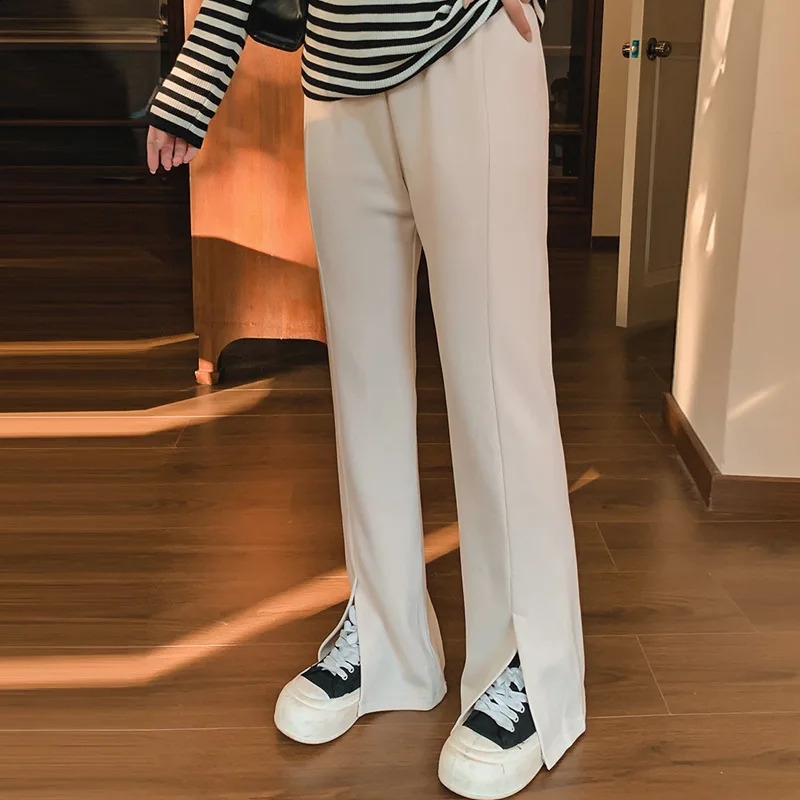Womens Wide Leg Pants with Pockets - Elastic Waist Casual Loose Yoga Trouser Pants Sweatpants Palazzo Lounge Pajama Pants 250411