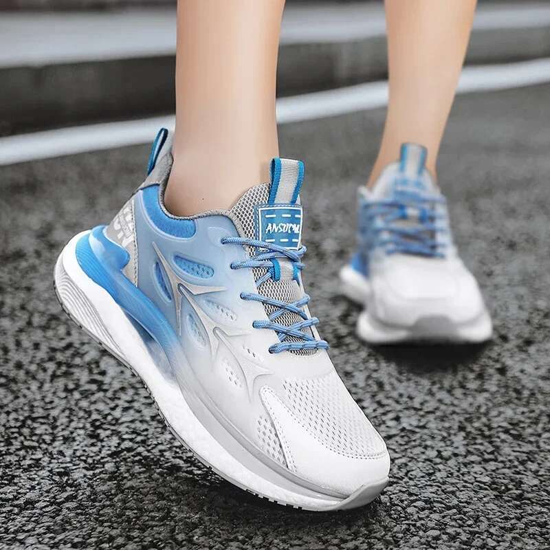 2025 Summer New Running Women's Breathable Mesh Designer Fashion Sports Shoes Men's Outdoor Cushioned Slow Running Sports Shoes