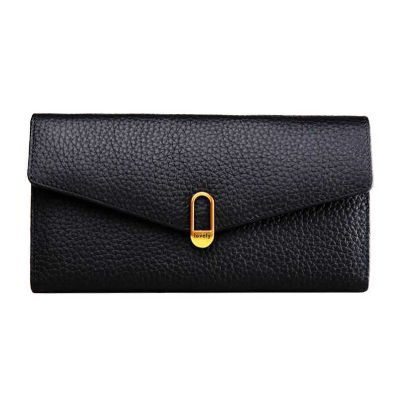 Womens leather wallet designer womens wallet RFID long wallet high-quality card holder clutch bag Z250411