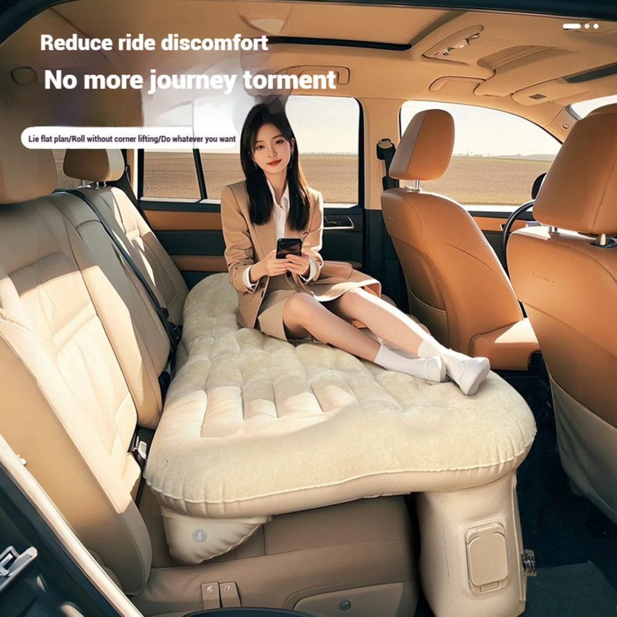 Car Bed Auto Rear Automatic Inflatable Pad Foldable Travel Sedan SUV Universal Back Seat Sleeping