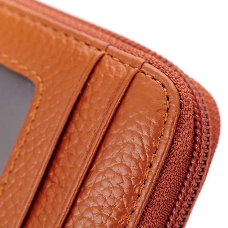 100% genuine leather card holder womens wallet bank leather wallet clip designer card holder Z250411