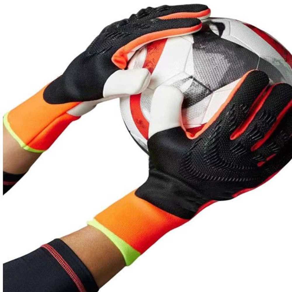 New Predator Football Gloves Thick Latex Youth Football Gloves Anti slip Football Goalkeeper Football GlovesXJ250412
