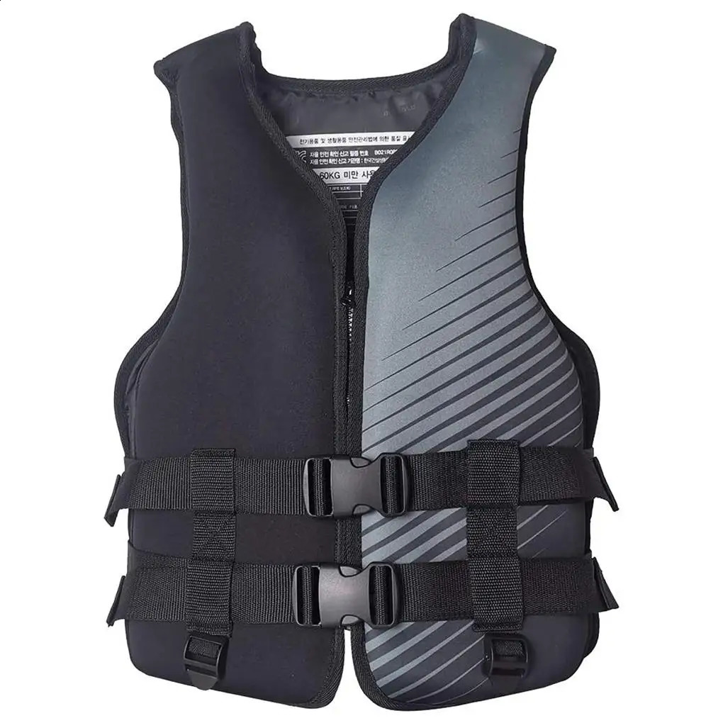 Lifejacket Neoprene Life Jacket Water Sport Buoyancy Jacket Life Vest Swimming Boating Skiing Driving Vest Drifting 250411