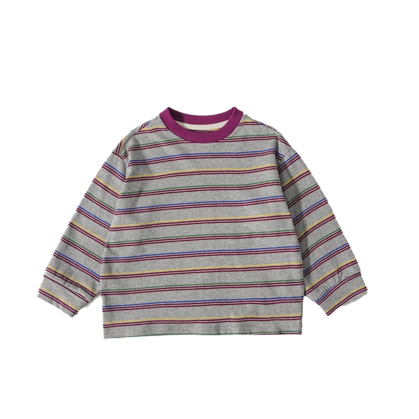 Ddmyshoesvip Boys Edition Korean Clothing New Striped Hoodie Spring Children S Loose Sports Trendy Baby Top