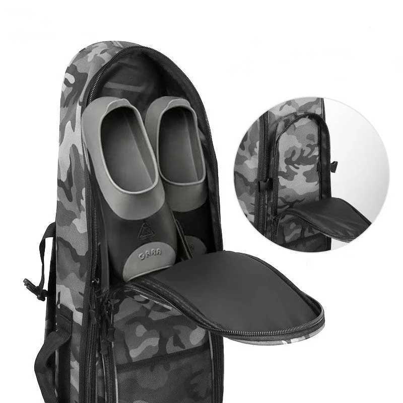 Large Capacity Outdoors Bag with Waterproof Design for Fishing Rods and Flippers Backpack Diving Equipmen Fishing Backpacks Z250411
