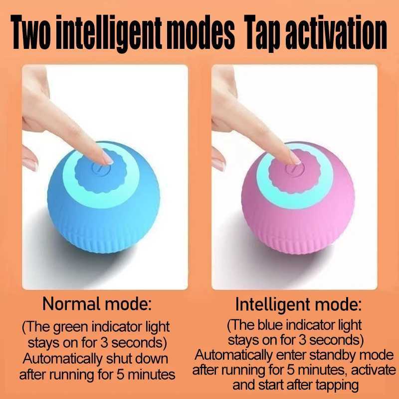 Interactive Cat Ball Automatic Cat Toy Indoor Cat Toy Electric Game Pet Product MWJ01 Y250412
