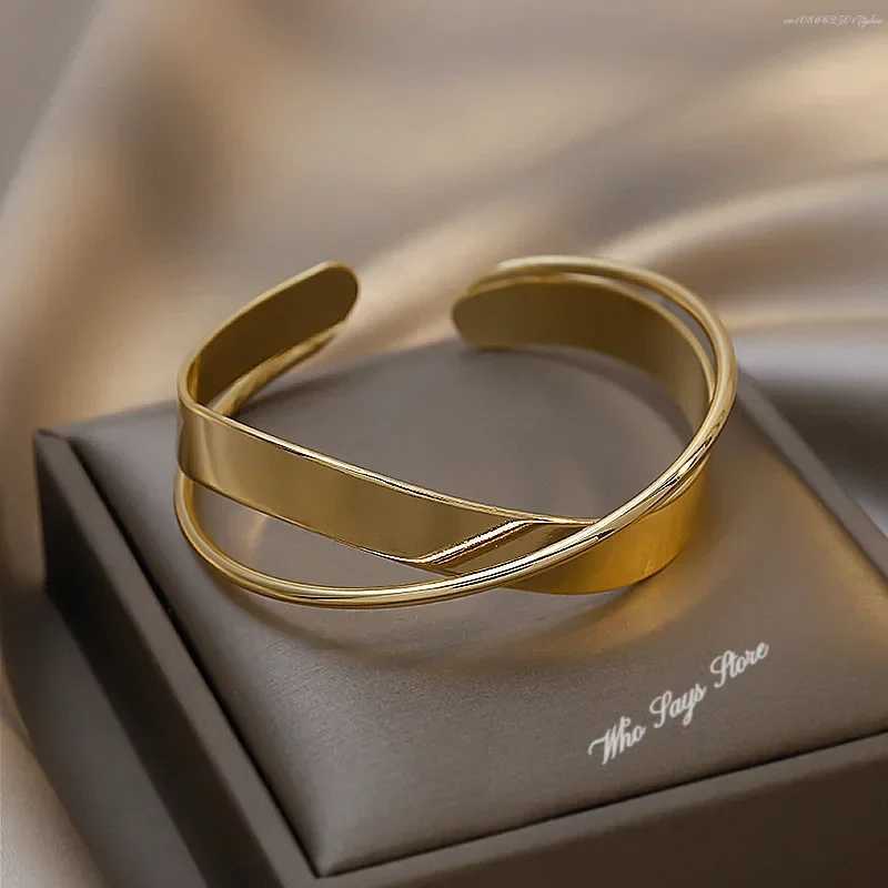 Stainless Steel Adjustable New Design Gold Plated Mobius Bracelet Womens Luxury Gifts Bracelet For Women Jewelry GiftC250411