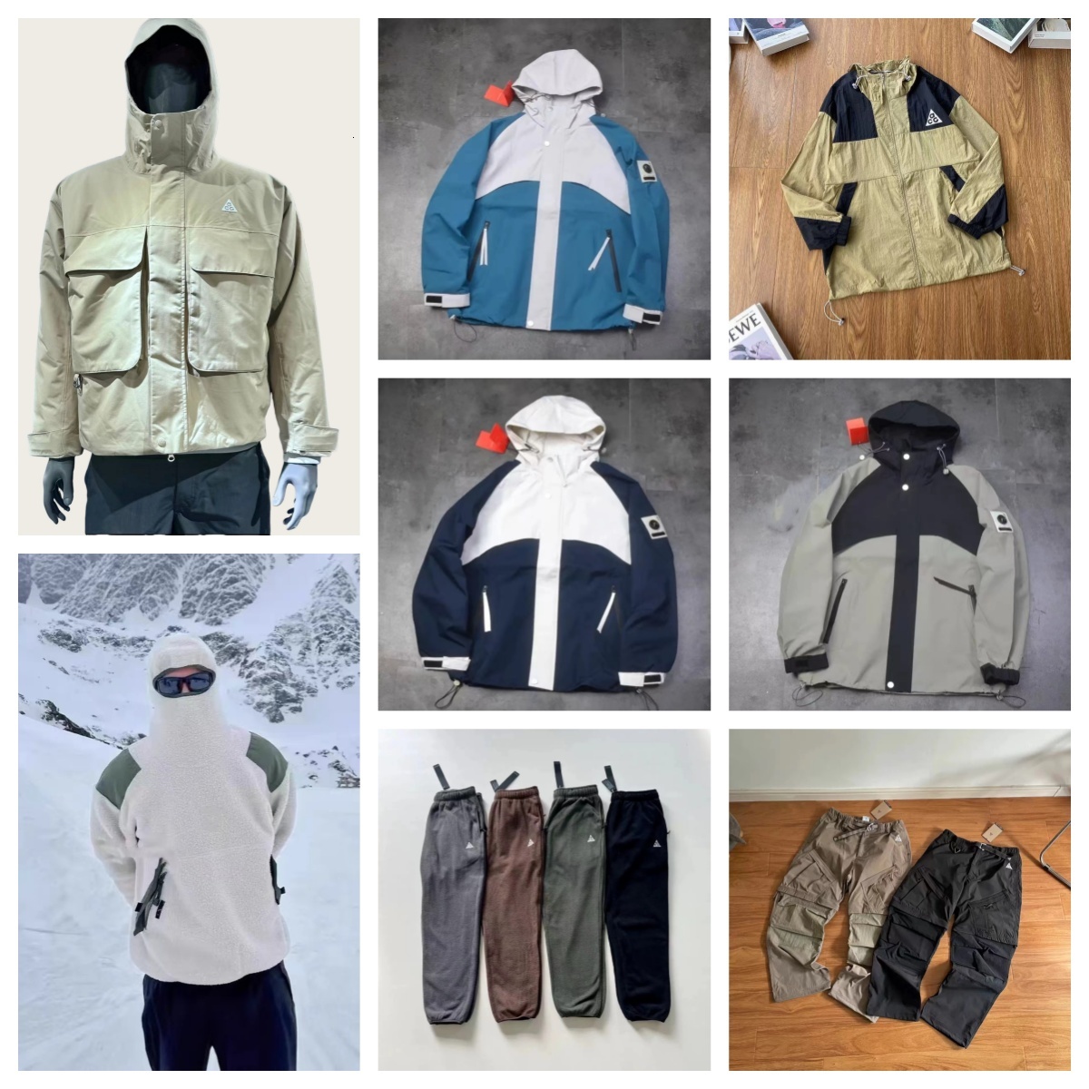 New classic acg winter men's and women's mountaineering outdoor sports hoodie sup pullover cashmere jacket warm and thick casual hoodie 915 d9c