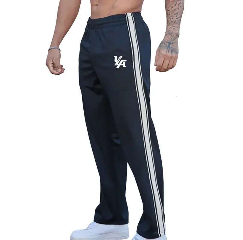 NewSports Fiess Running Trousers Haruku Style Solid Color Sweatpants Easy to Match Home Mens Print Jogging Pants
