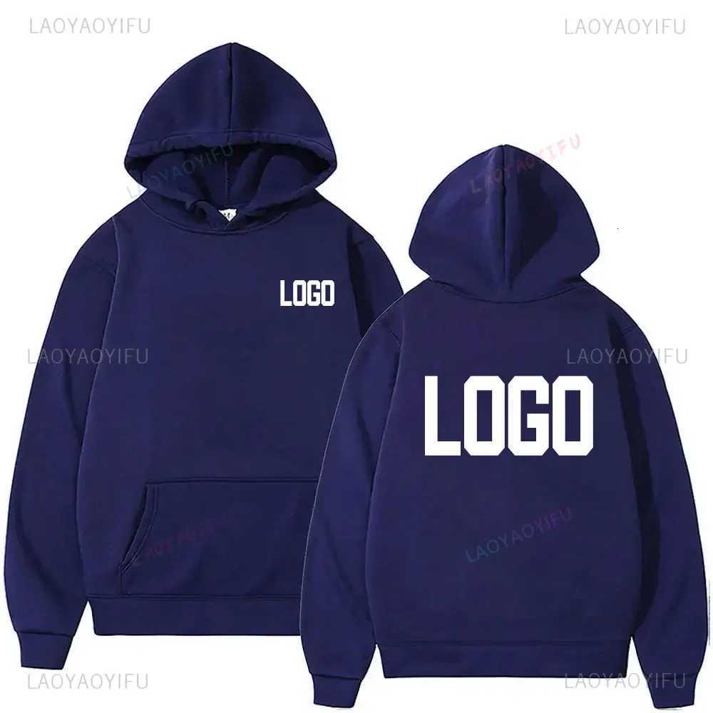 POD customization Customized Personalized Hoodies Warming Long Sleeve Sweatshirt Student Casual Custom Printed Text DIY Hoodie Fashion TopsT251112