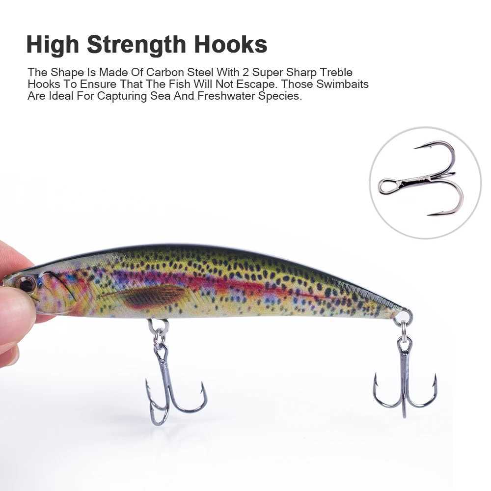 CCLTBA Hard Minnow Baits 11cm 15.5g Sinnking Wobblers Plastic Fishing Lures Crankbait Artificial Fresh Water Lure Fishing Tackle Z250411