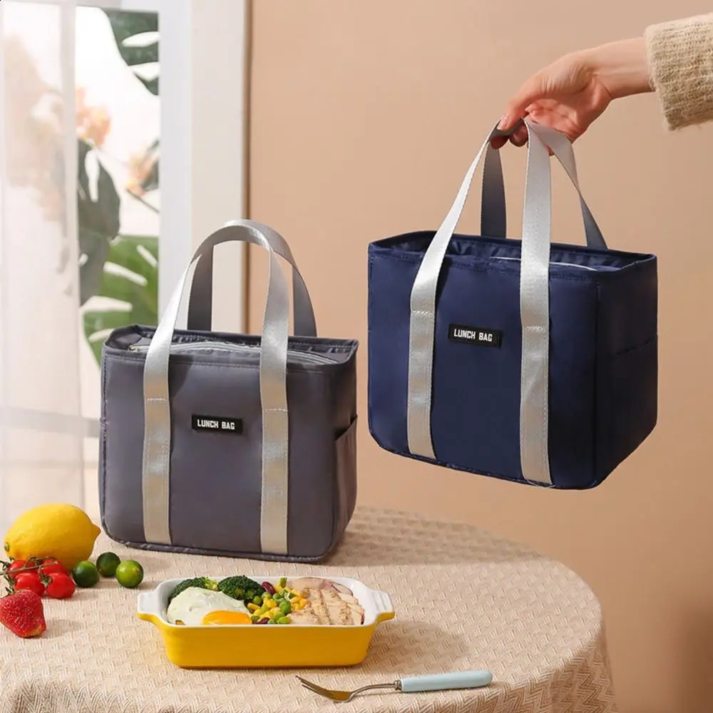 picnic storage bag lunch box breakfast organizer cooler lunch bag insulated heat bag 250410