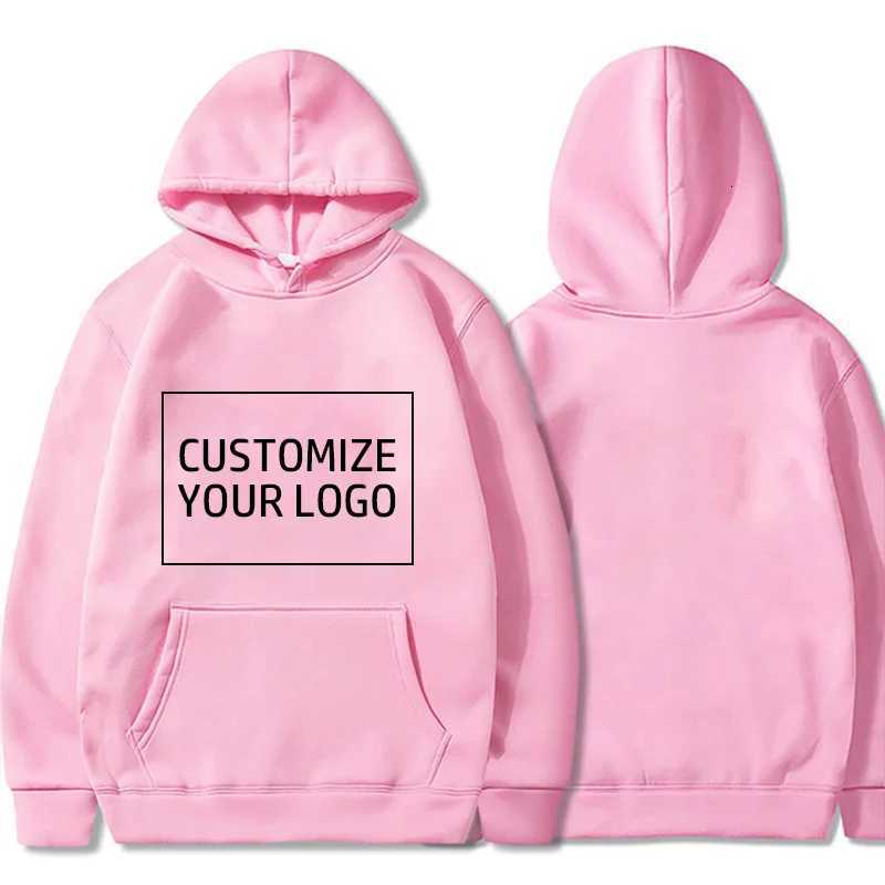 POD customization Diy Your Own Design Print Pattern Customize Autumn Long Sleeve Hoodies Solid Color Women Fashion 10 Colors TopsT251112