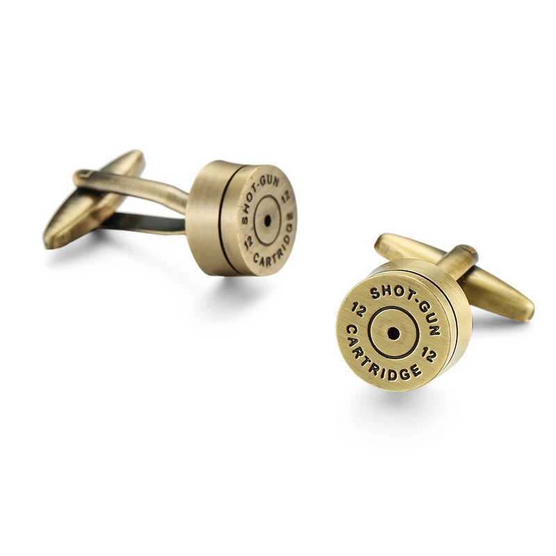 Mens French shirt cufflinks copper material classic style bronze dice elastic cufflinks fashion jewelry wholesaleT250412