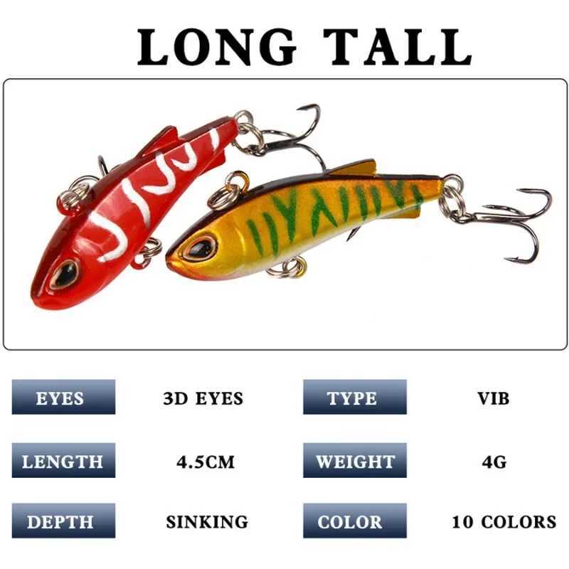 Winter Mini Vib Sinking Ice Bass Crankbait Fishing Lures Ratlin Wobblers Vibration Artificial Bait For Fishing Tackle Swimbait Z250411