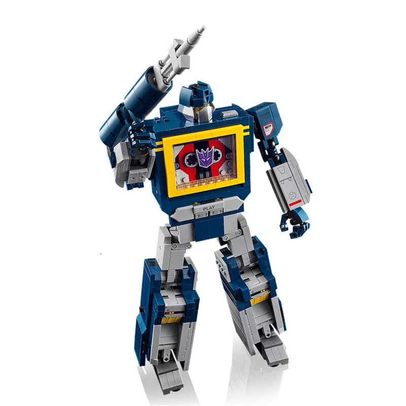 Technical Blue Robot Model Building Blocks Creative Truck Car Mech Bricks Assembly Toys Boys Gifts Collectors Edition 251112