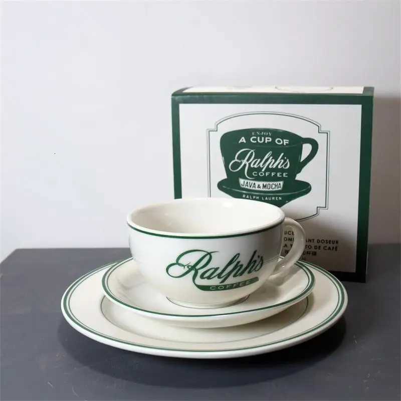 Stainless Retro Green Folding Cup Qut resso Cups with Dish g for Tea es Turkish Tea Cups Ceramics Pottery Thermos H251112