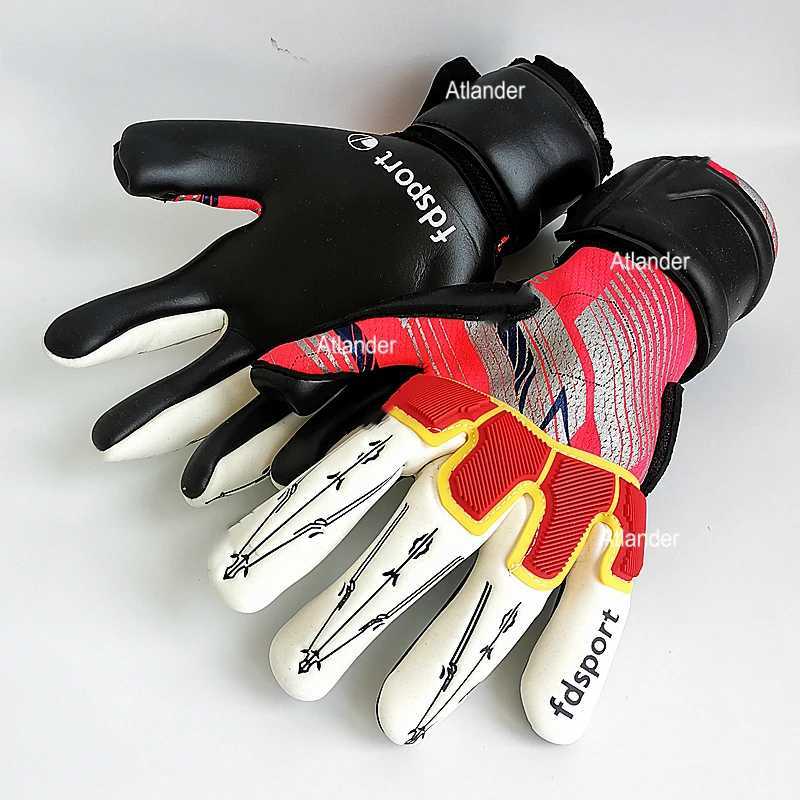 4MM latex goalkeeper gloves for football high-quality protection thick goalkeeper gloves for football sports goalkeeper glovesXJ250412