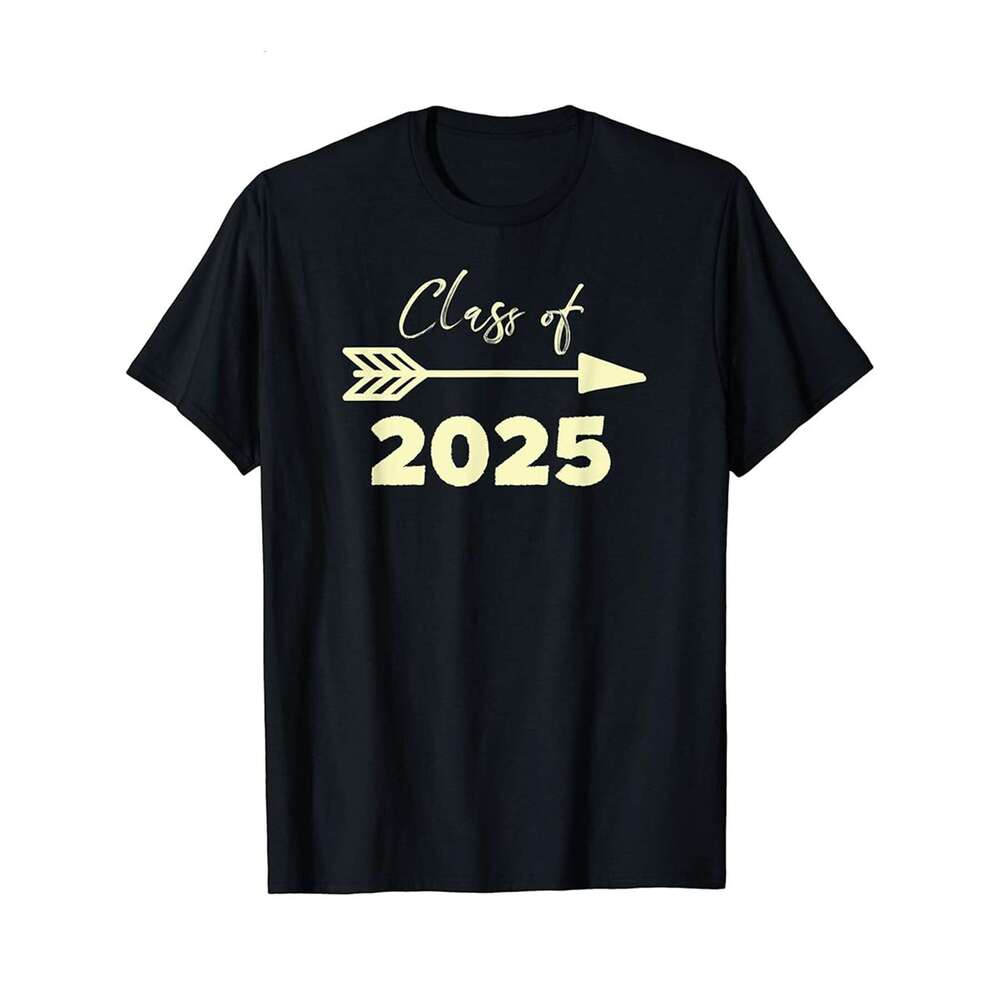 Designer T shirt Class of 2025 Grow With Me Graduation ,100% cotton, short sleeve , Wrinkle resistant, Casual, comfortable fit - 220 g T-shirt