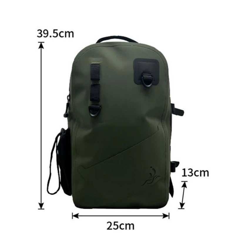 Waterproof Fishing Backpack TPU Material Outdoor High Capacity Fishing Diving Backpack Professional Airtight Bag Y568 Z250411