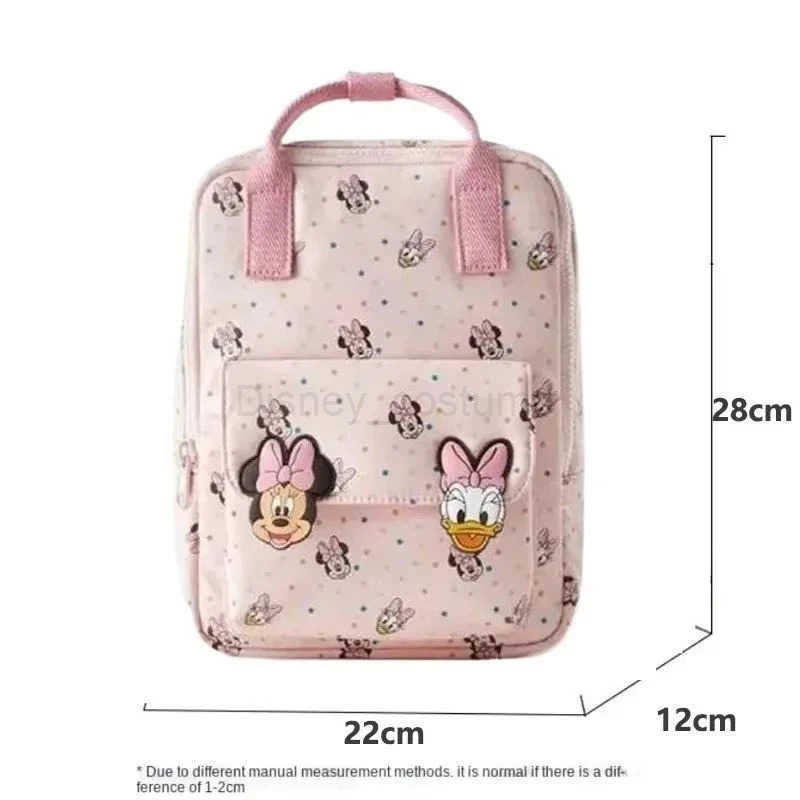 Disney cartoon Minnie Mouse New Kids Backpack Mini Schoolbag Girls and Boys Cute Shoulder Bag X250412