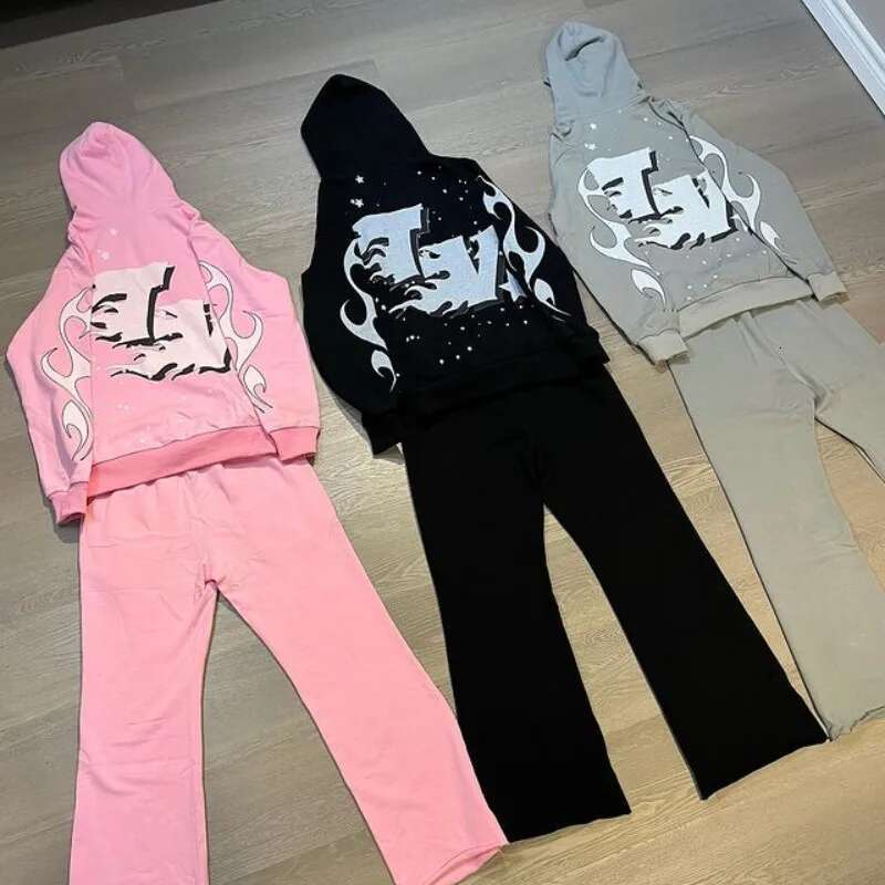 New Haruku Gothic Pullover Hoodie Y2k Hoodies Men Hip-Hop Graphic Print Oversized Women Sweatshirt Street Wear Top Clothing