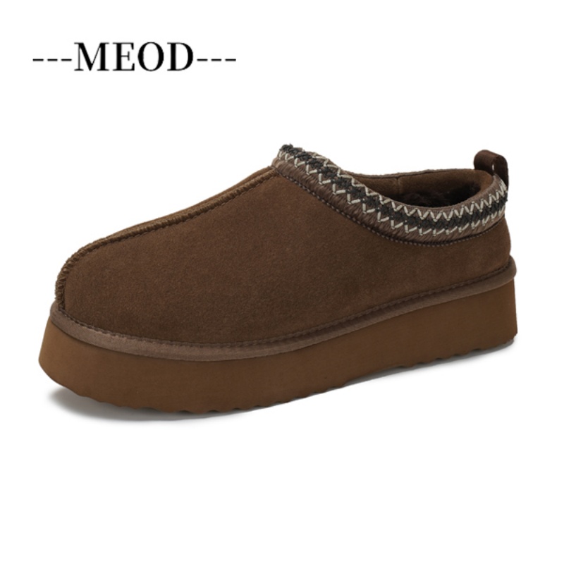 D.Hive Autumn new free shipping female versatile student cowhide warm and fleece anti slip short snow boots for woman size 36-42