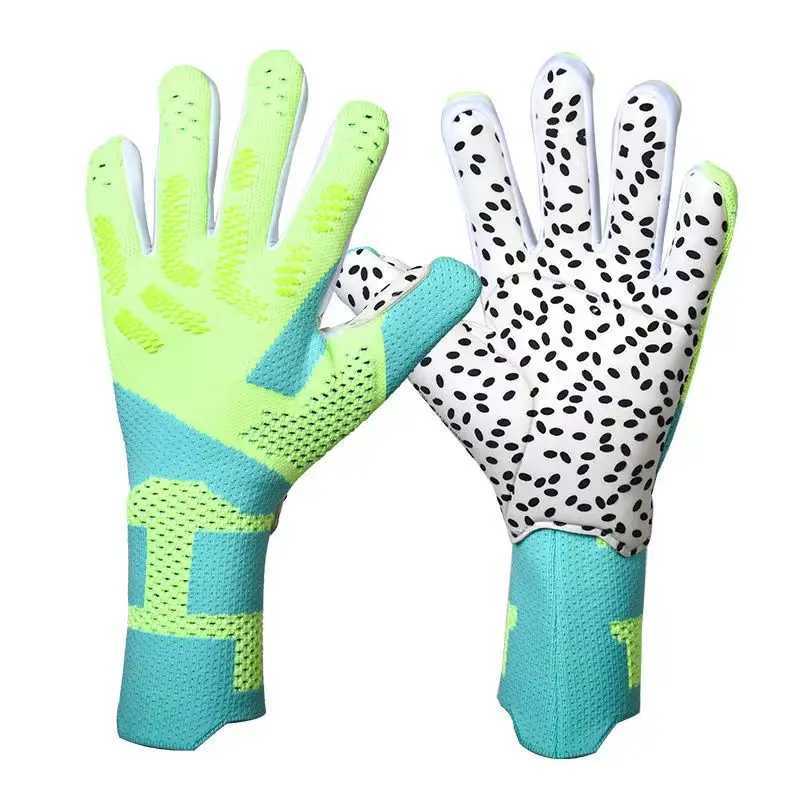 2024 Professional sAdults Childrens Football Latex Thick Protective Goalkeeper Football Sports Football Goalkeeper GlovesXJ250412
