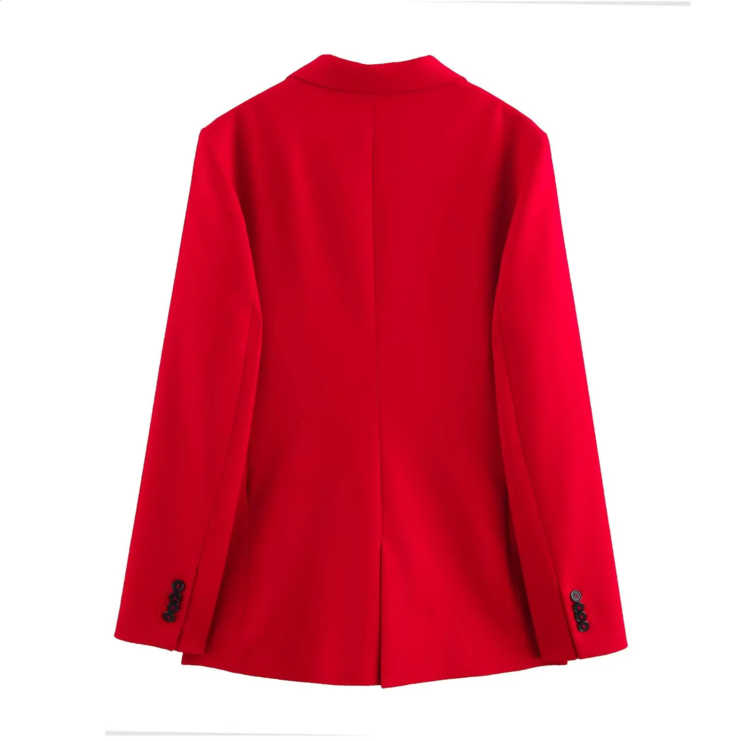 PB ZA womens long sleeved sportswear with buttons matched Trousers creating a stylish and professional appearance 250411Z