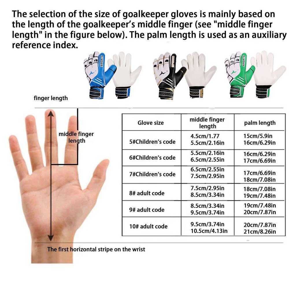 High quality goalkeeper gloves finger protection new design customized football equipment professional football glovesXJ250412