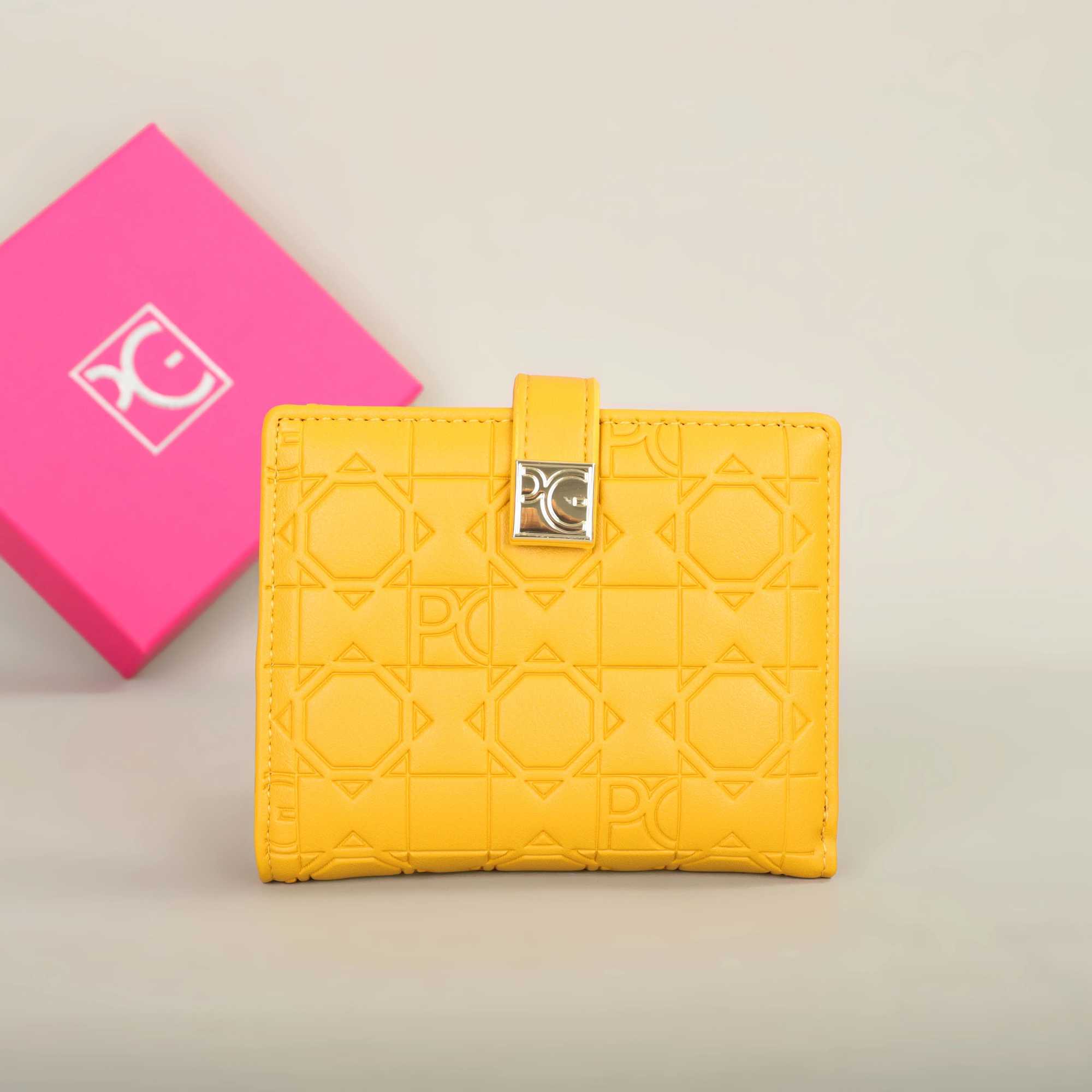 PG Wallet Fashion Classic Womens Universal Wallet Letter Printed Portable Card Bag Zero Wallet Z250411