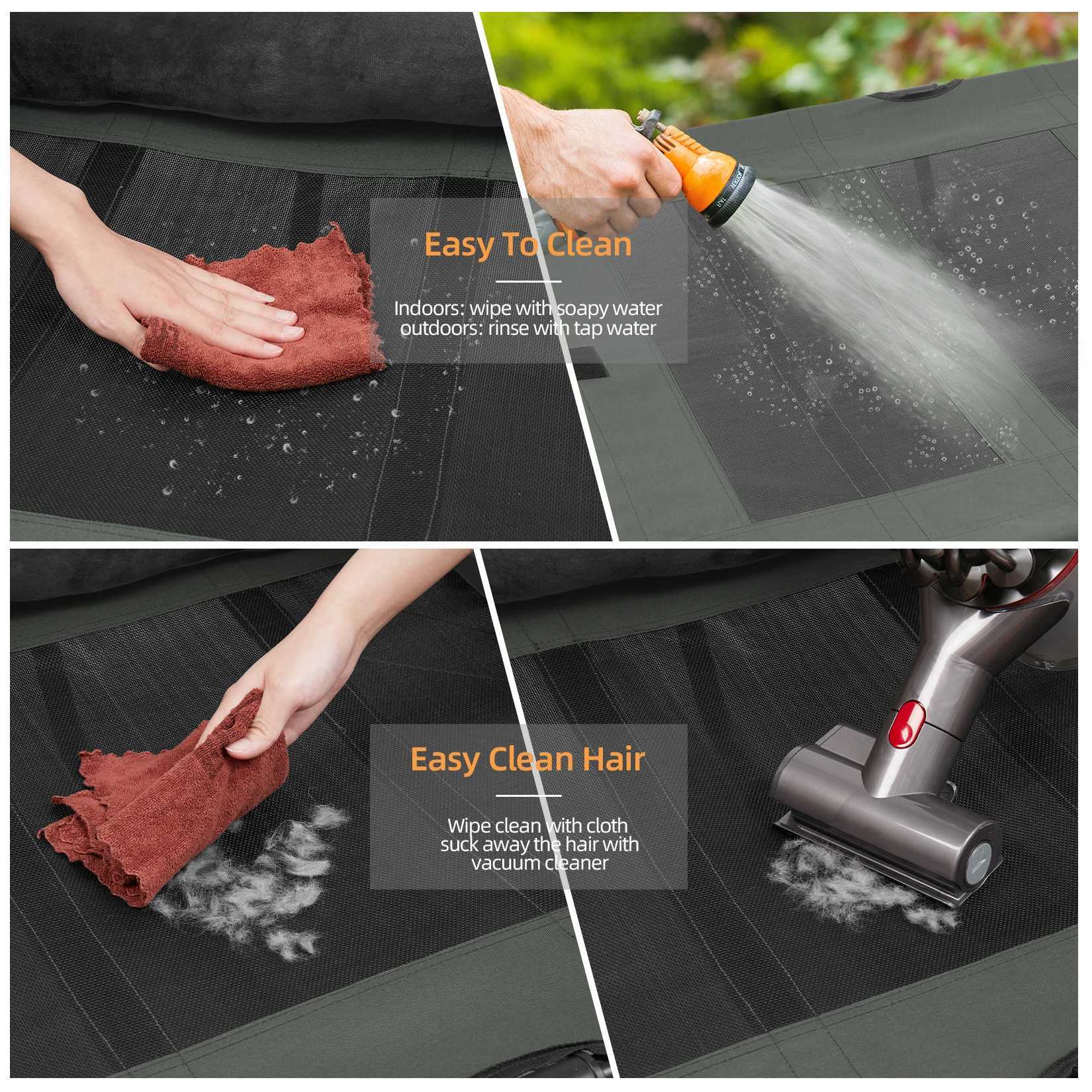 Dog bed for dogs and cats indoor outdoor elevator pet lounge bed with detachable plush heater for cooling summer L XL 2XL X2504121