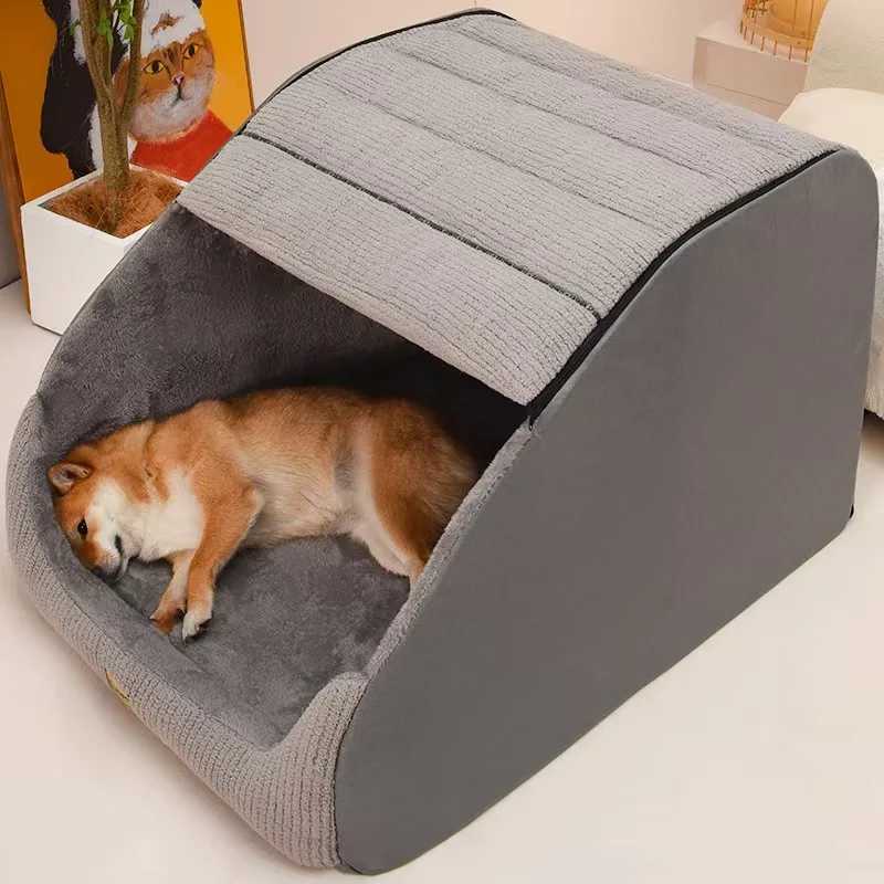 Warm winter medium and large dogs golden retrievers detachable and washable enclosed dogs pet beds pet beds X250412