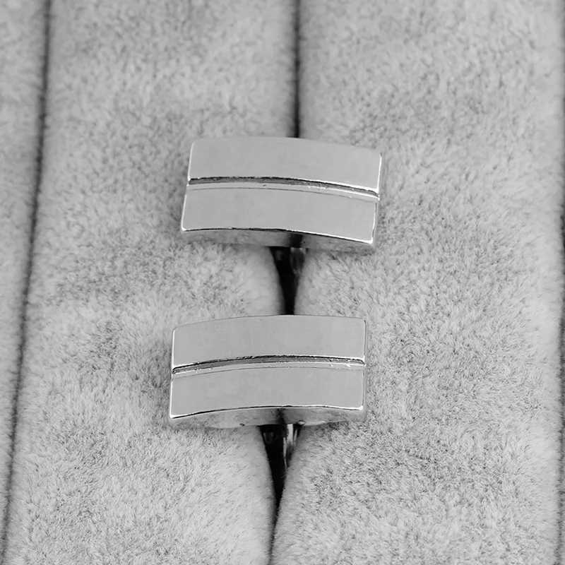 Geometric high-quality mens shirt cufflinks fashionable rectangular alloy charm cufflinks jewelry set best mens jewelry for weddingsT250412