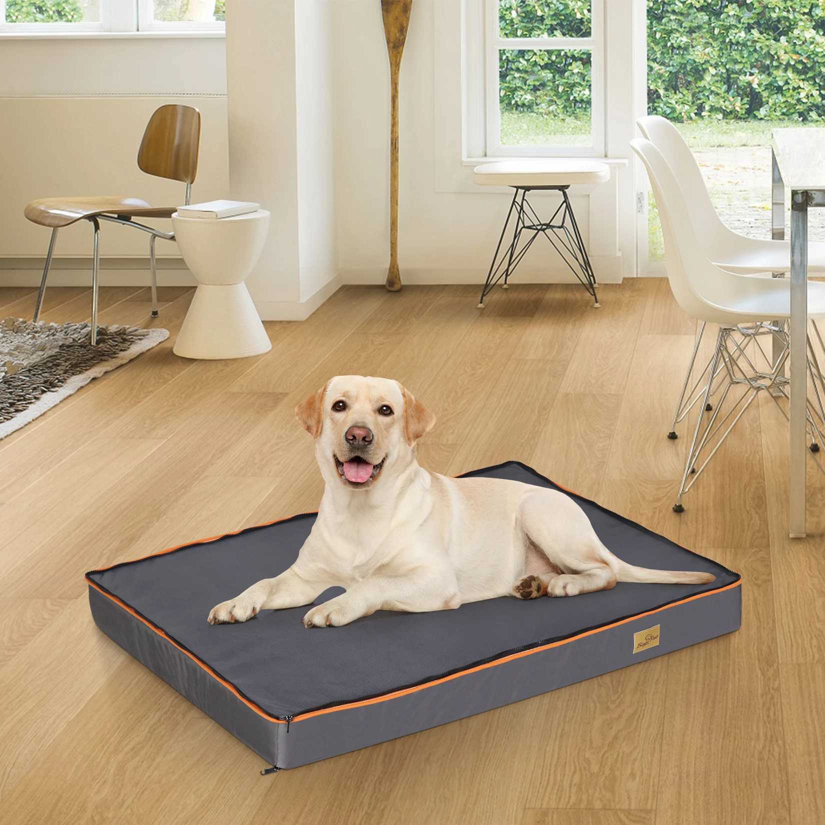 Dog bed with washable cover large pad orthopedic dog bed foam pad pet bed X250412