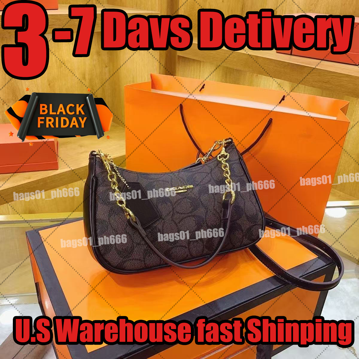 US Designer bag crossbody bag women designer purse women chain bags shoulder bag Luxury Chain Leather Bags Hundreds Luxury Printed Leather