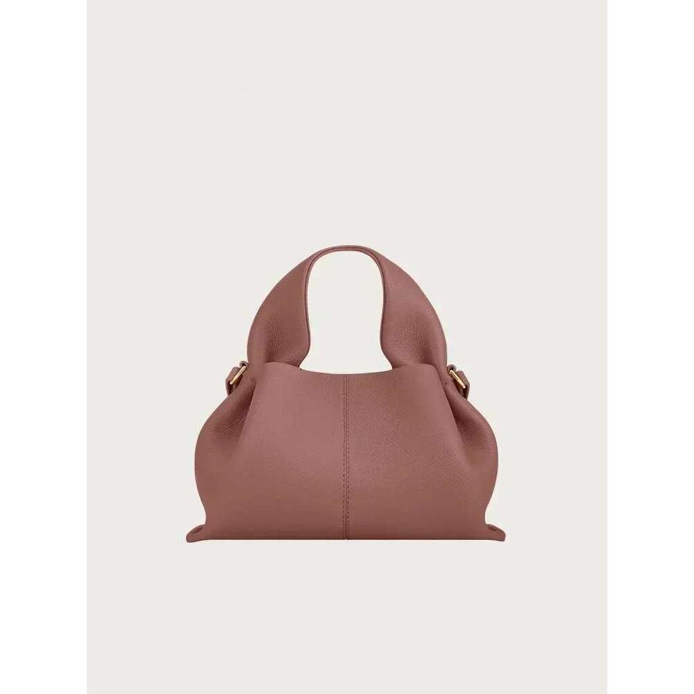 Cloud French Brand Genuine Cowhide Ladies Simple Dumpg Shoulder Bag
