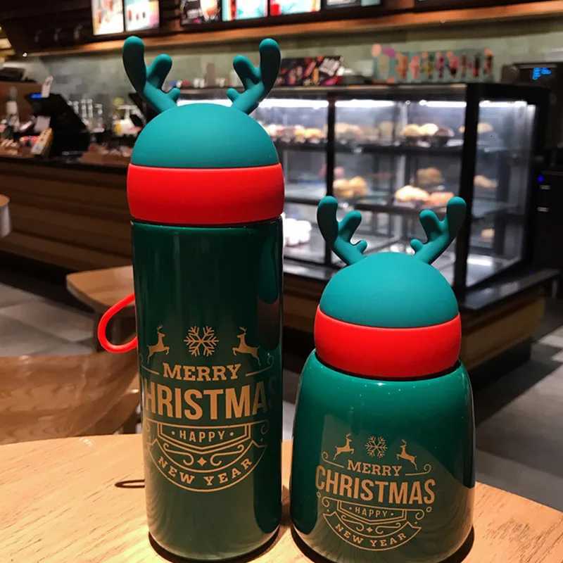 Christmas Christmas Personalized Antler Portable Outdoor Parent-Child Water Bottle Y251112