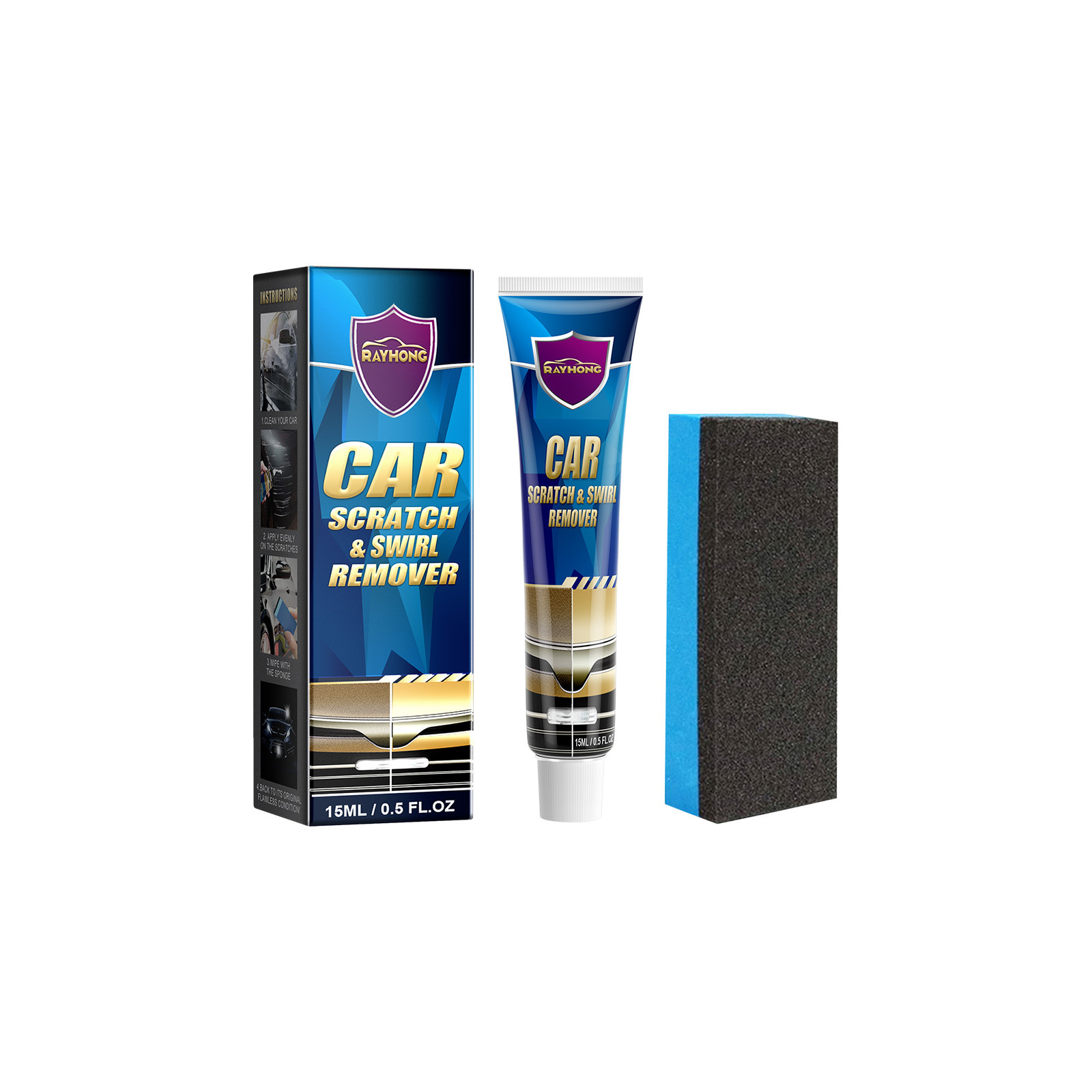 Universal Car Scratch Remover 15ML Car Paint Care Tool Auto Swirl Remover Scratches Repair Polishing Cream Car Paint Repair Kit