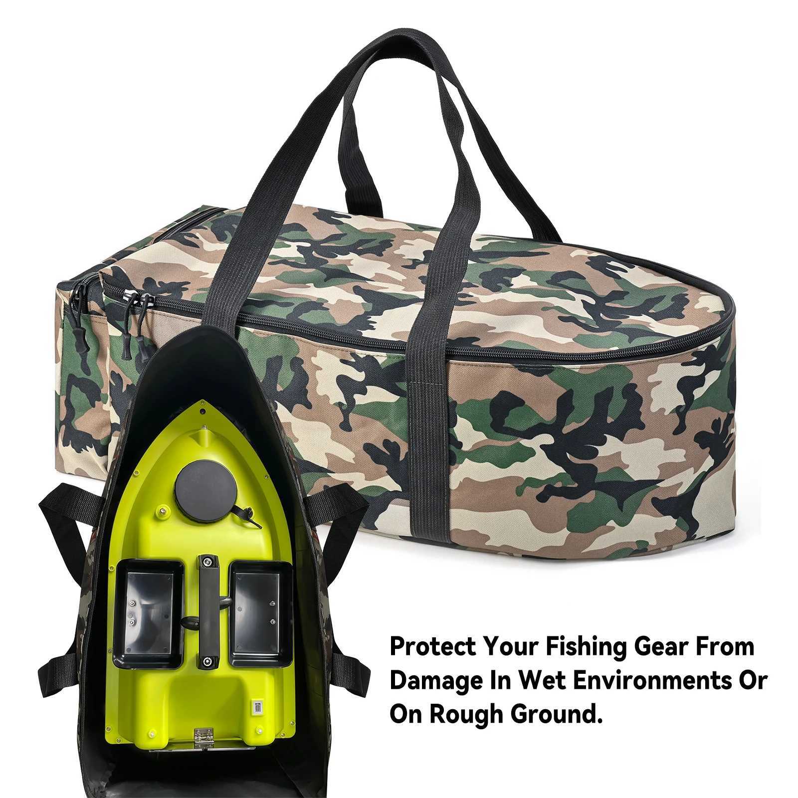 Large Capacity Portable Carry Bag for Bait Boat Water Repellent Tear-resistant Fishing Boat Storage Bag For Outdoor Fishing Bag Z250411