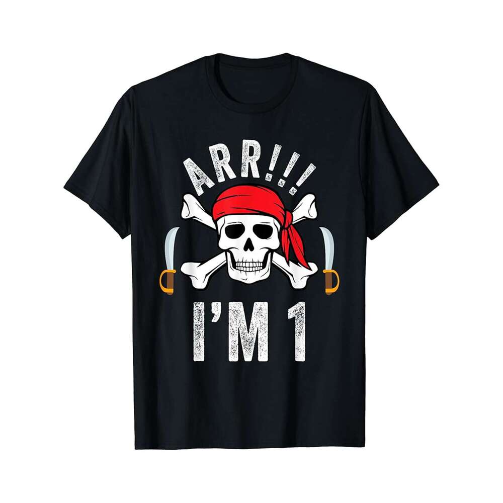 Designer T shirt Arrr Im 4 Cute 4th Birthday Pirate Theme Party Pirates - 220g T shits