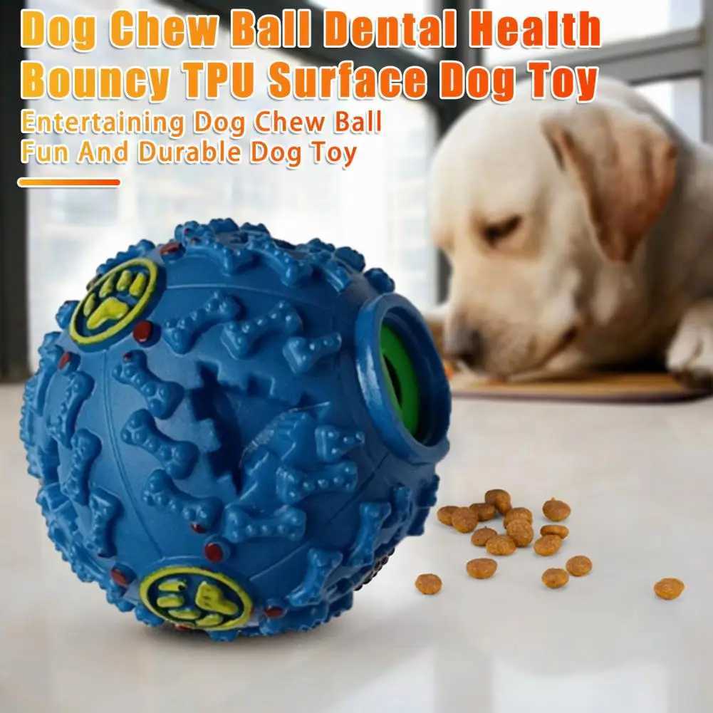 Giggle Sound Dog Ball Pet Chewing Ball Toy is used for aggressive chewers to interact squeeze follicles and dogs to play with the ball for teeth clean