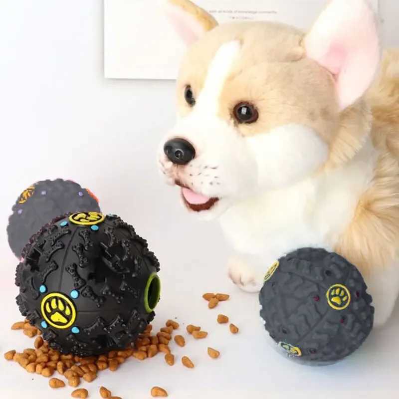 Leaky food balls grinding teeth bite resistant vocal toys educational balls pet products pet toys dog toys dog accessories Z250412